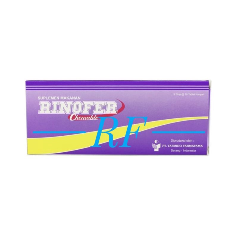 Rinofer Chewable atau Tablet Kunyah isi 30 (Yarindo)