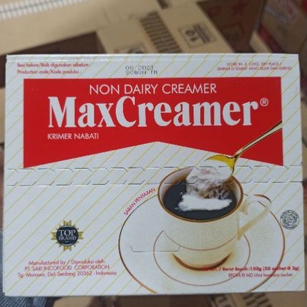 

Max Creamer 150 Gram (50 Sachet x 3 Gram)