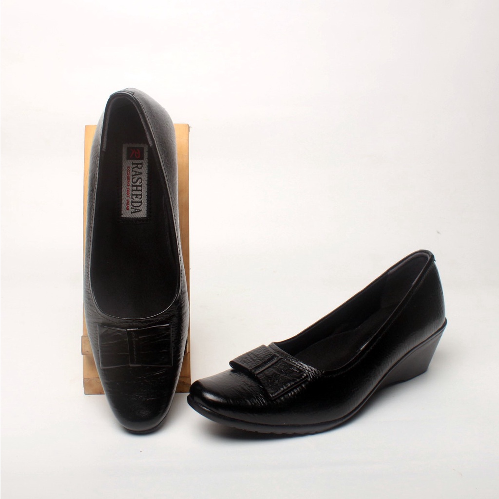Sepatu Wanita Kulit Asli Rasheda 234 Pantofel  Formal