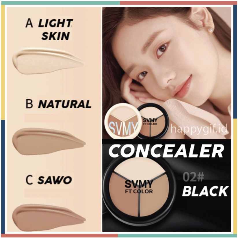 SVMY Concealer Contour 3 in 1 Natural Corrector Light Skin Color LA188 5172