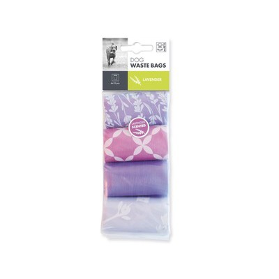 

MPETS Pet Poo Bags Wangi Waste Bags Lavender 4x15pcs