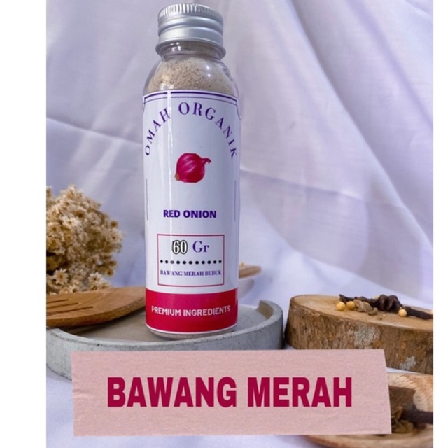 

OMAHORGANIC Bawang merah bubuk 50gr / Red onion powder 50gr