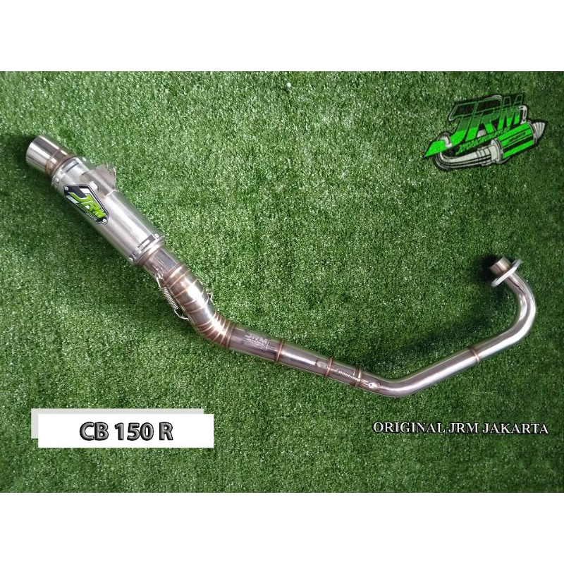 knalpot JRM Cb 150R 200 CC bahan stainless
