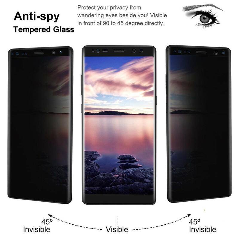 Pelindung Layar Tempered Glass Anti Spy Untuk Samsung Galaxy A70 A71 A71s A8 A80 A81 A9 A90 A91 A9s F52 J2 J4 J6 J8 2018 Pro Plus 5G