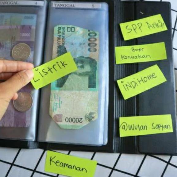 

TERBAIK Binder Keuangan Ziplock Budgeting Tabungan Uang Planner Organizer Keuangan Nabung A03 SJ...
