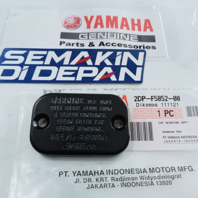 tutup master rem nmax tutup rumah minyak rem aerox original