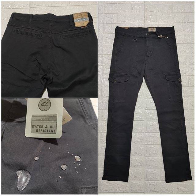 Wrangler Jaden skinny cargo water resistant Navy