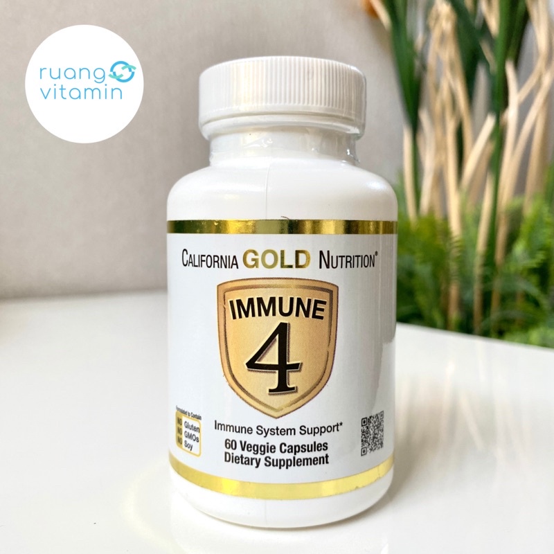 CALIFORNIA GOLD NUTRITION Immune 4 Immune System Support