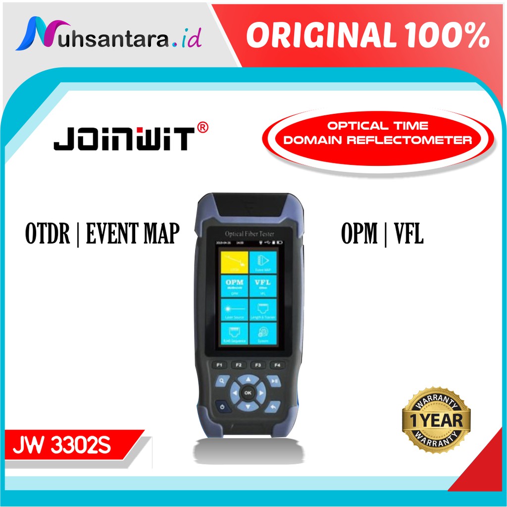 OTDR JW3302S Joinwit Fiber Optik Optical Domain Reflectometer FTTH Tool Kit High Quality
