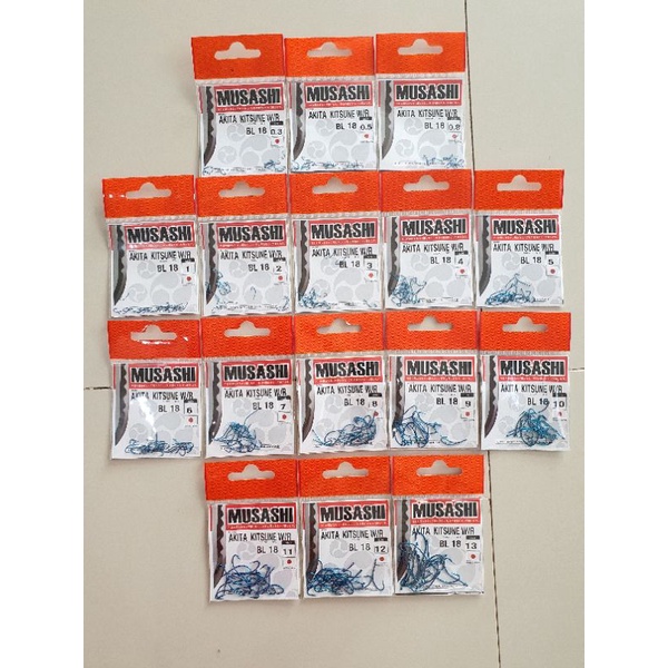 Kail Pancing MUSASHI AKITA KITSUNE W/ R (color BL)