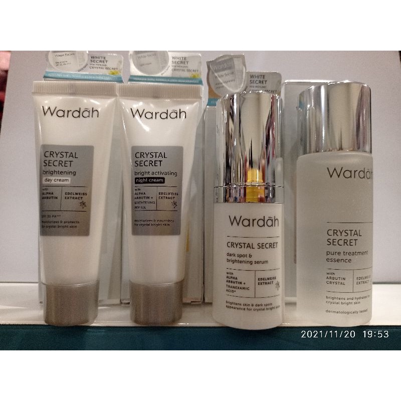 Paket Bundling Paket Hemat White Secret Series - Paket Glowing Wardah Crystal Secret Series