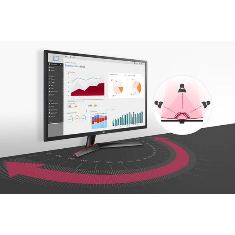 Monitor LED LG 32MP60G IPS freesync 75hz fhd hdmi dp vga  | 32mp60g-b 32mp60