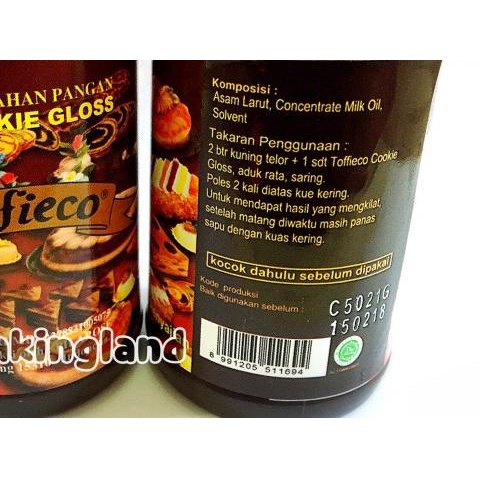 ➵ pengkilap kue cookie gloss toffieco ➭