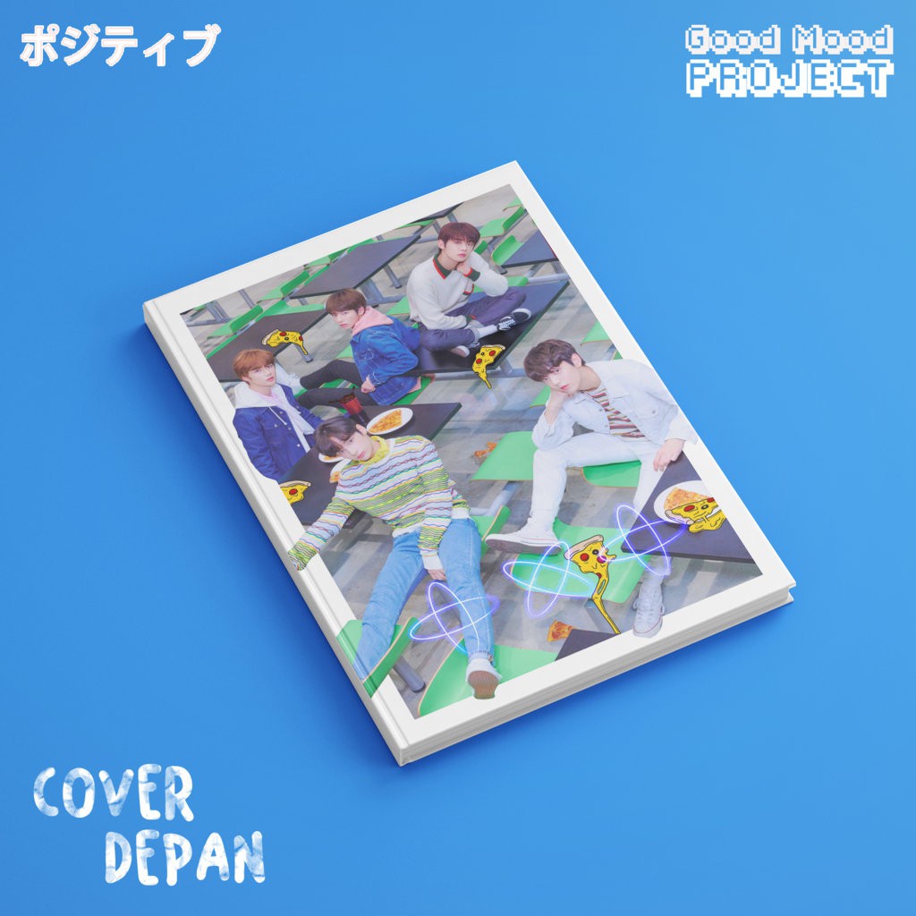 

Buku Catatan KPOP TXT Full Member Hardcover A5 Kertas Polos Buku Tulis Notebook Agenda Planner