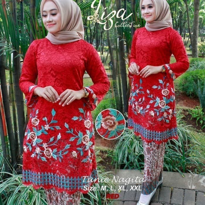 set kebaya kurung nagita berkualitas