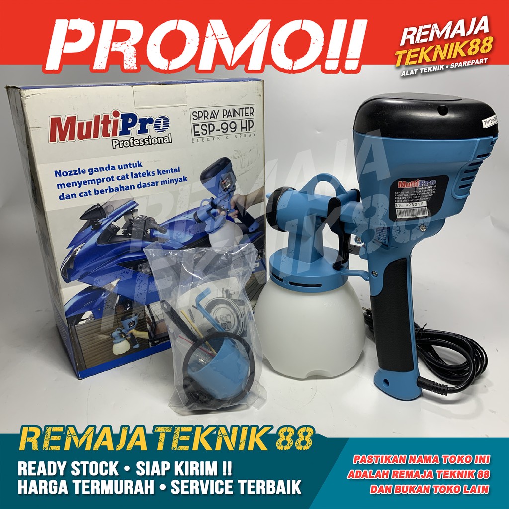 MULTIPRO ESP 99 HP / MESIN CAT ELEKTRIK / SPRAY GUN PORTABLE / MULTI PRO ESP99HP / ESP 99HP