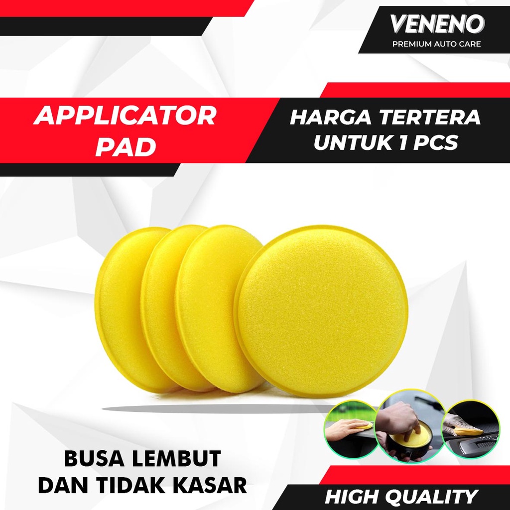 APPLICATOR PAD BUSA BULAT UNTUK POLES MOBIL