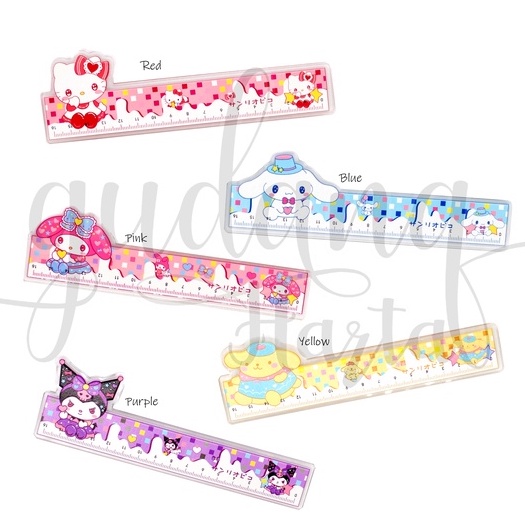 

Penggaris Akrilik Karakter Kartun Jepang Unik GH 316007