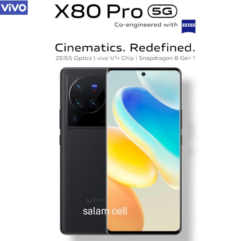 Vivo X80 PRO Ram 12+4/256GB Original Garansi Resmi