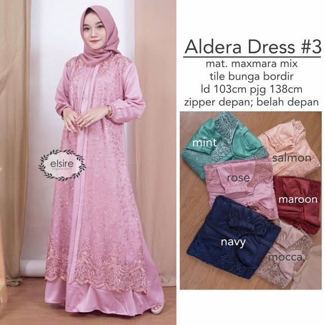 ALDERA DRESS #3 BY ELSIRE (DRESS BRUKAT)