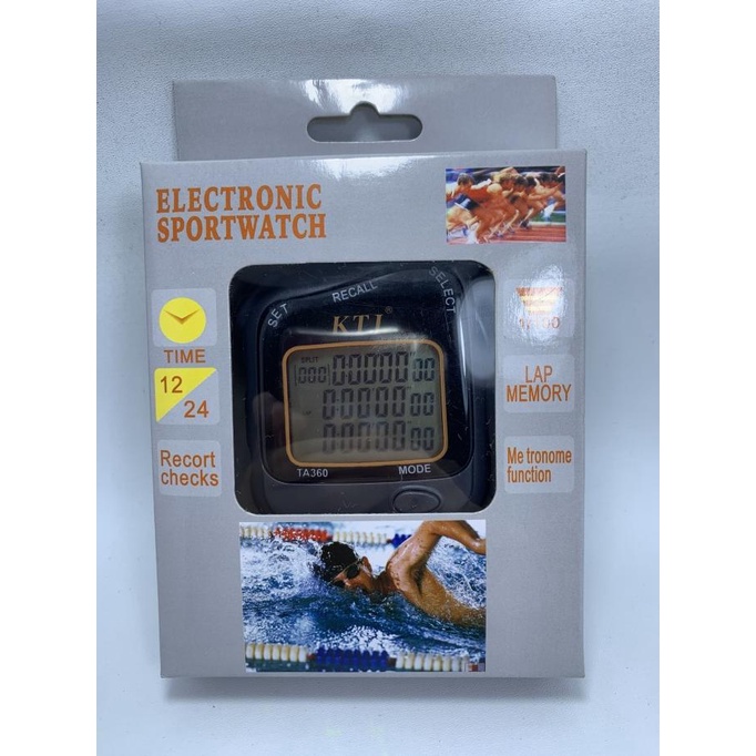 Stopwatch Digital 60 Lap Memories Finish / Alat Pengukur Waktu KTJ