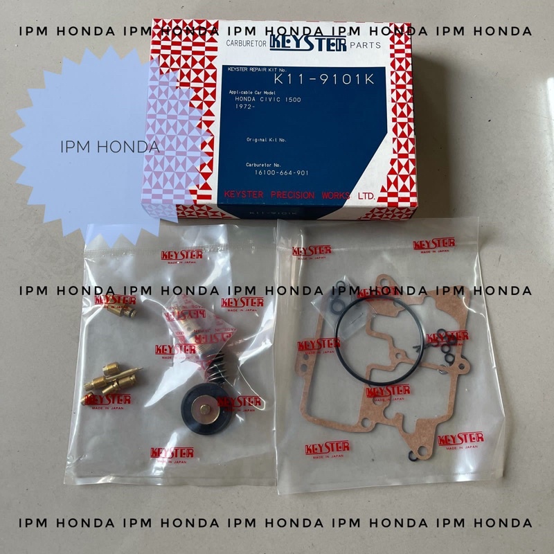 16010 664 Repair Kit Paking Packing Karburator Carburator Honda Civic HI Deluxe 1976 1977 1978 1979 Excellent 1980 1981 1982 1983