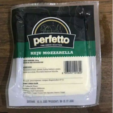 

Keju Mozzarella - Perfetto Best Seller 250gr