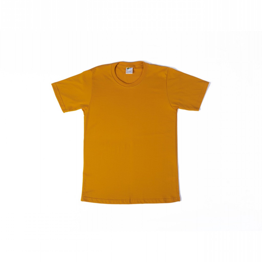 Kaos Polos Mustard (kuning Mustard) Cotton Combed 24s