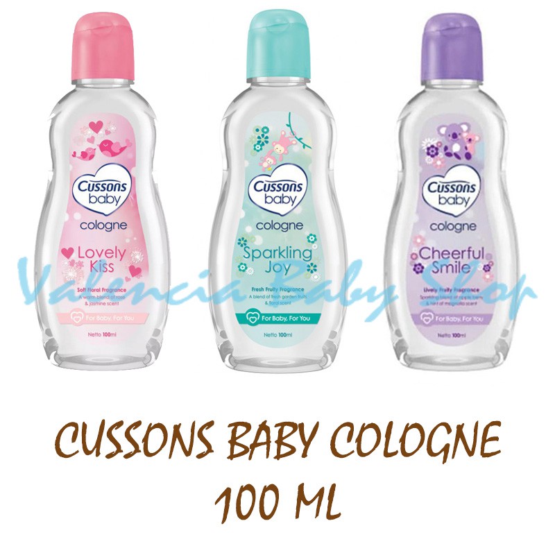 CUSSONS BABY COLOGNE LOVELY KISS/SPARKLING JOY/CHEERFUL SMILE 100ML