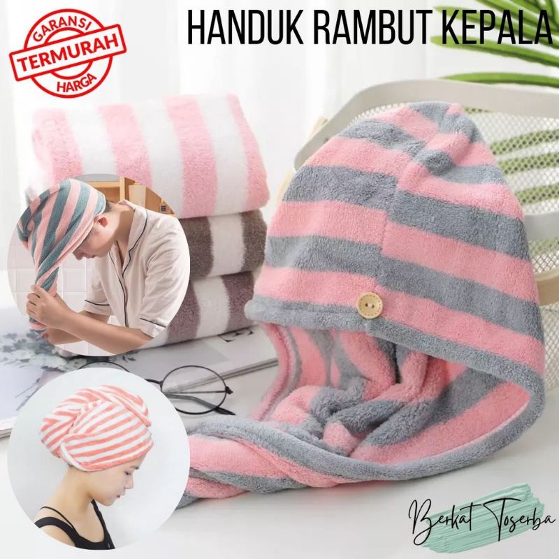 [COD] Handuk Rambut Kepala Handuk Keramas Handuk Kepala Magic Towel Handuk Keramas Import