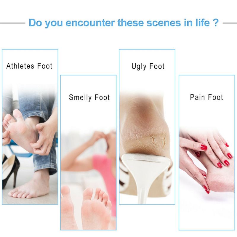 Sikat Kaki Alat Penggosok Tumit Kaki 8 in 1 Penghalus Tumit Kaki Pecah dan Kering Pedicure Alat Perawatan Kaki Manicure 8 Pcs In 1 Penghalus Tumit Kaki Pecah Pedicure Foot Care