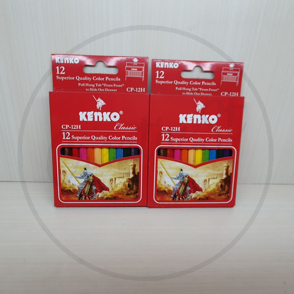 

KENKO Pensil 12 Warna Pendek Half Color Pencil