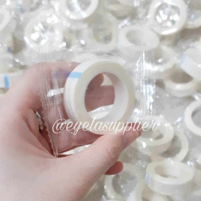 Micropore Paper Roll Micro Eyetape Isolatip Kertas Premium Plastik PE non-woven Japan Tape Jepang