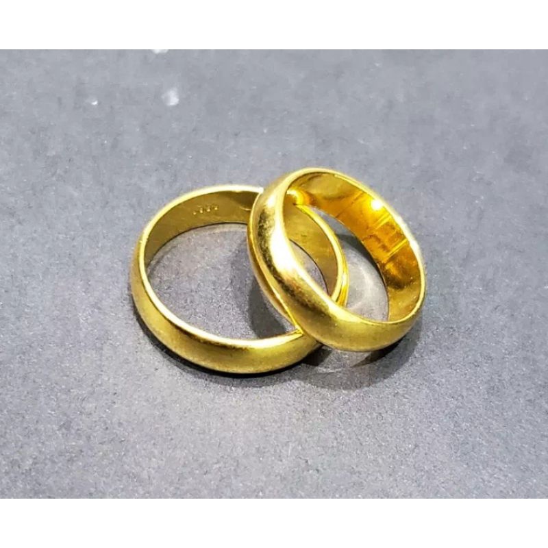 CINCIN TITANIUM ROSE GOOLD PRIA DAN WANITA