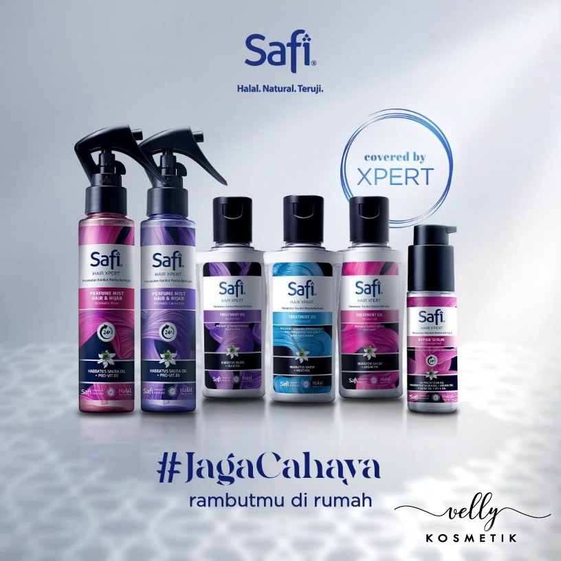 Safi Hair Xpert Hair Mist &amp; Hijab | Treatment Oil | Repair Serum Rambut Wanita Hijab BPOM