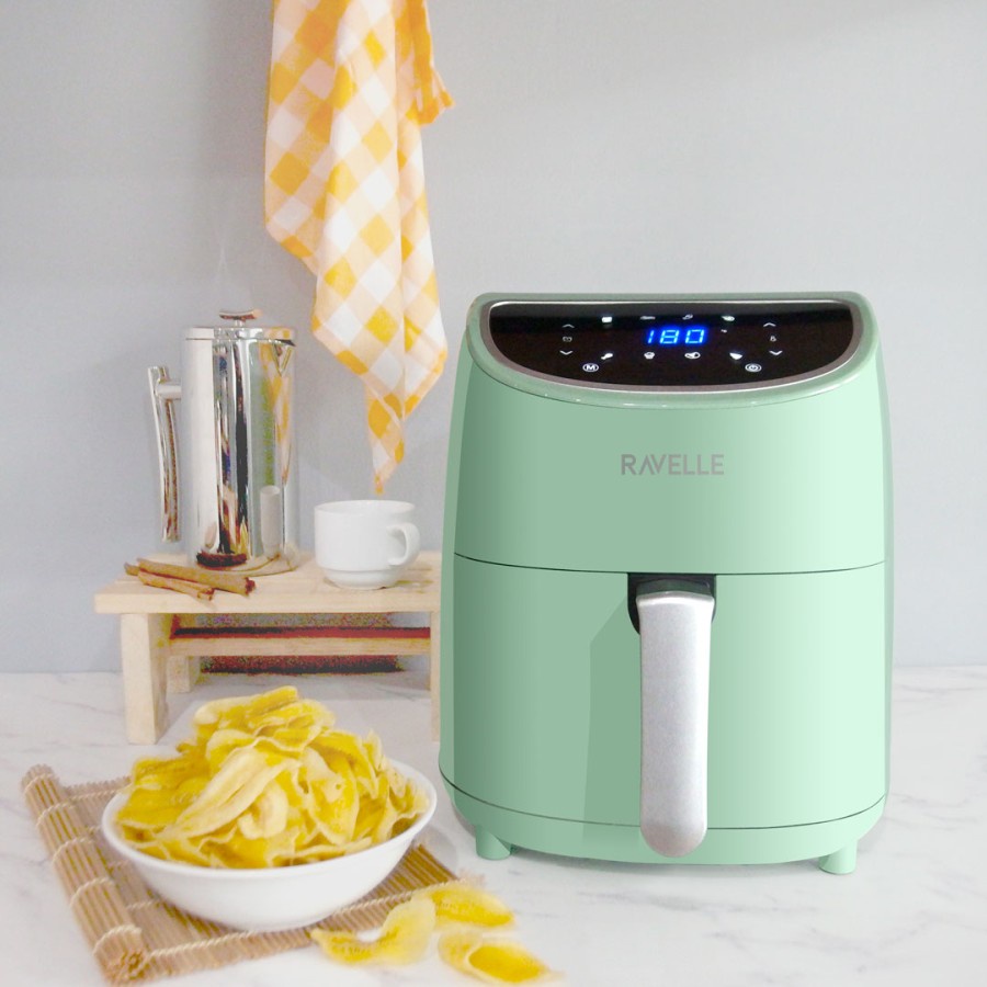 RAVELLE Digital Air Fryer 3.5 Liter Deep Fryer Goreng Tanpa Minyak RAF350/RAF350A