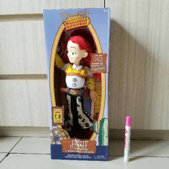 Toy story ori talking jessie
Promo Mainan action figure
TALKING WOODY jessie parlant
TOY STORY