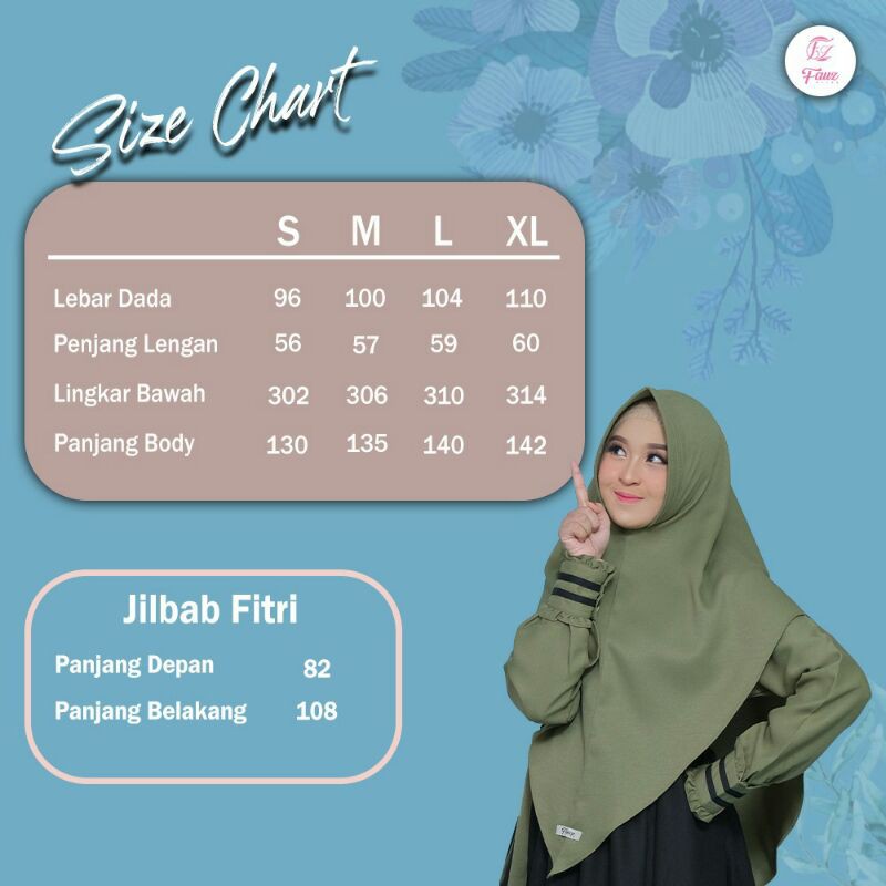 Open Order #FITRI DRESS SET BY FAUZ HIJAB#