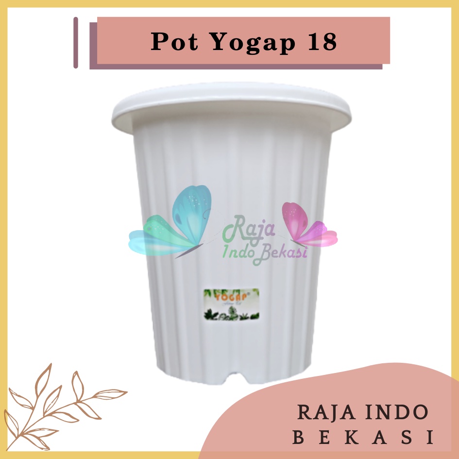 Pot Yogap 18 Putih Pot Yogap Yoga 18 19 25 Putih Tinggi Tebal Murah