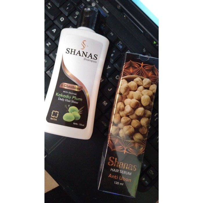PAKET ANTI UBAN+ SHANAS SHAMPO + SHANAS SERUM ANTI UBAN