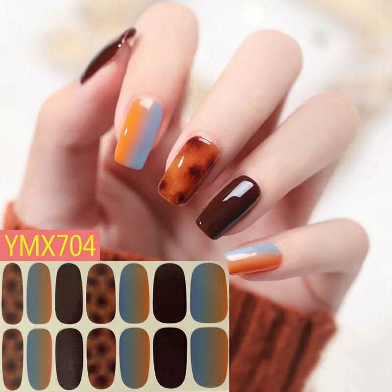 14Pcs/ Stiker Kuku KOREA / Nail Art Sticker / Nail Art Stiker / Nail Art &amp; Sticker YMX Series