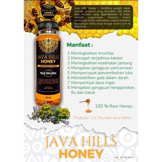

javahillshoney multifora/350gram