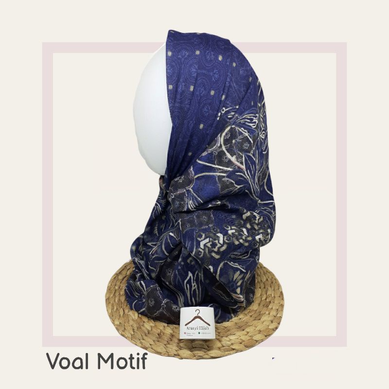 SEGIEMPAT VOAL MOTIF PREMIUM VOAL PATTERN SQUARE