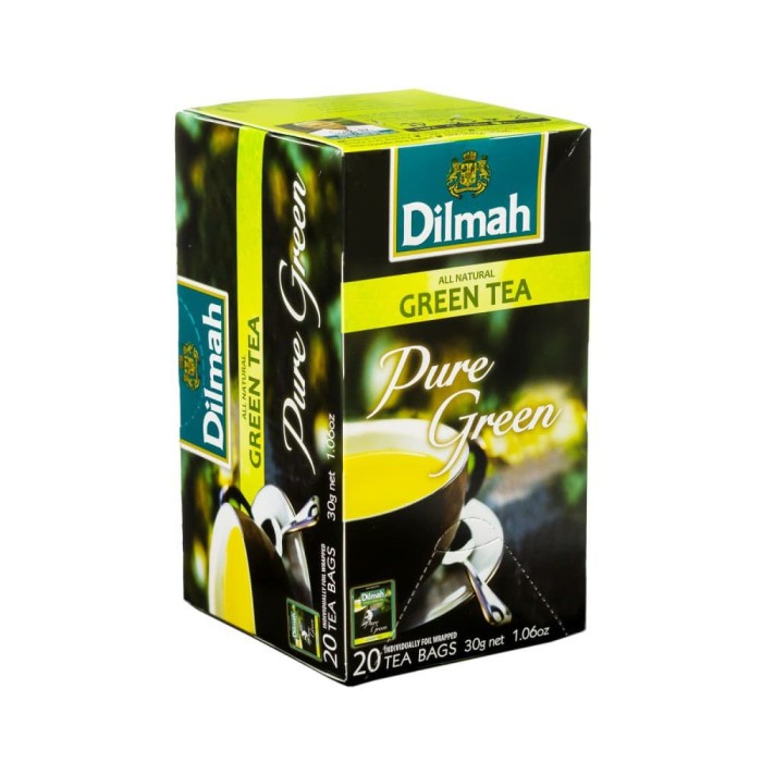 

Dilmah Envelope Green Tea 25X2Gr