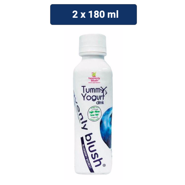 

Heavenly Blush Tummy Yogurt Drink Blueberry Blackcurrant Redbeet 2 x 180 ml