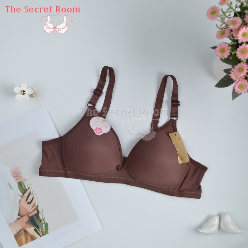 TALLY BRA BH 8145 | CUP B | TANPA KAWAT | KAIT 3 | BUSA TIPIS | SIZE 36-42