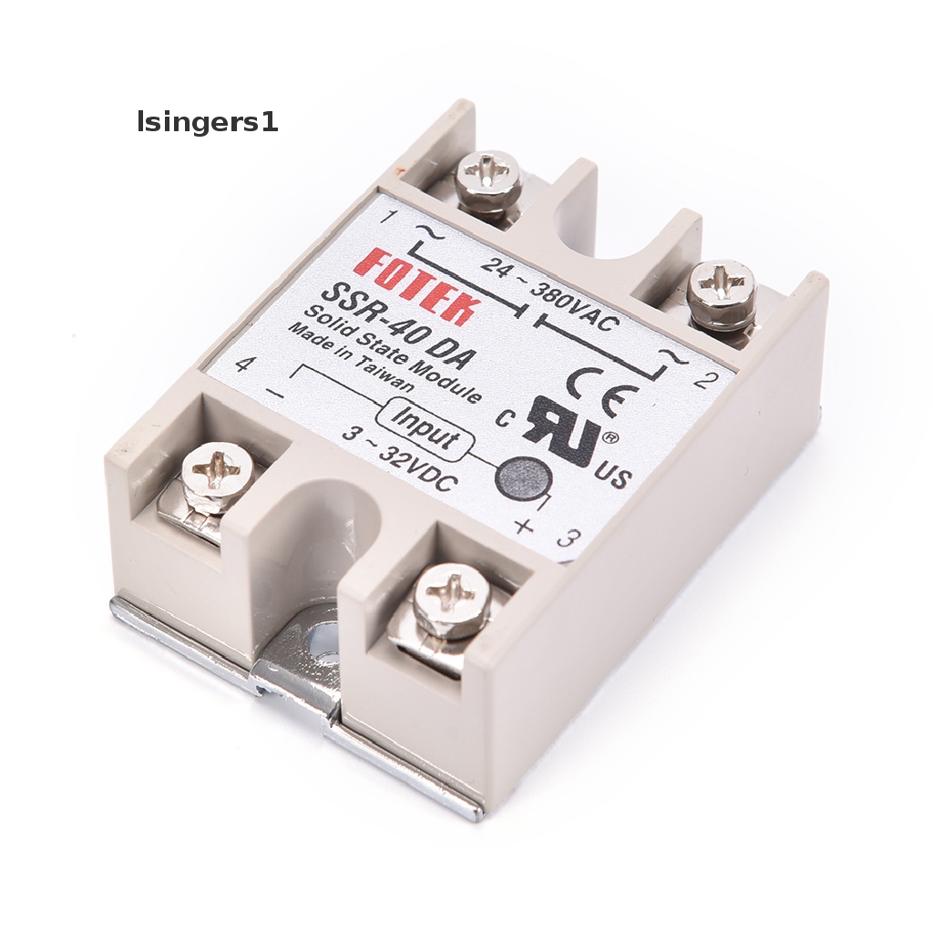 (lsingers1) Ssr 40A Relay Solid State 40A DC control AC