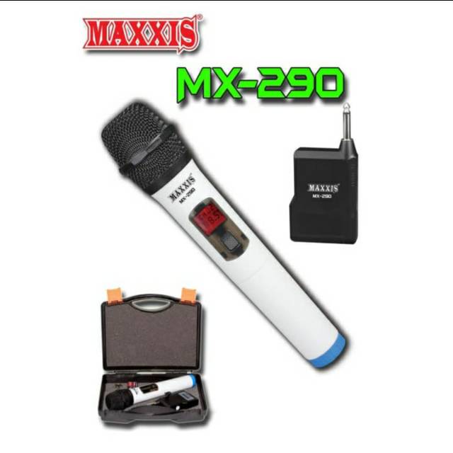 Mic Wireless UHF + Koper. Maxxis MX-290