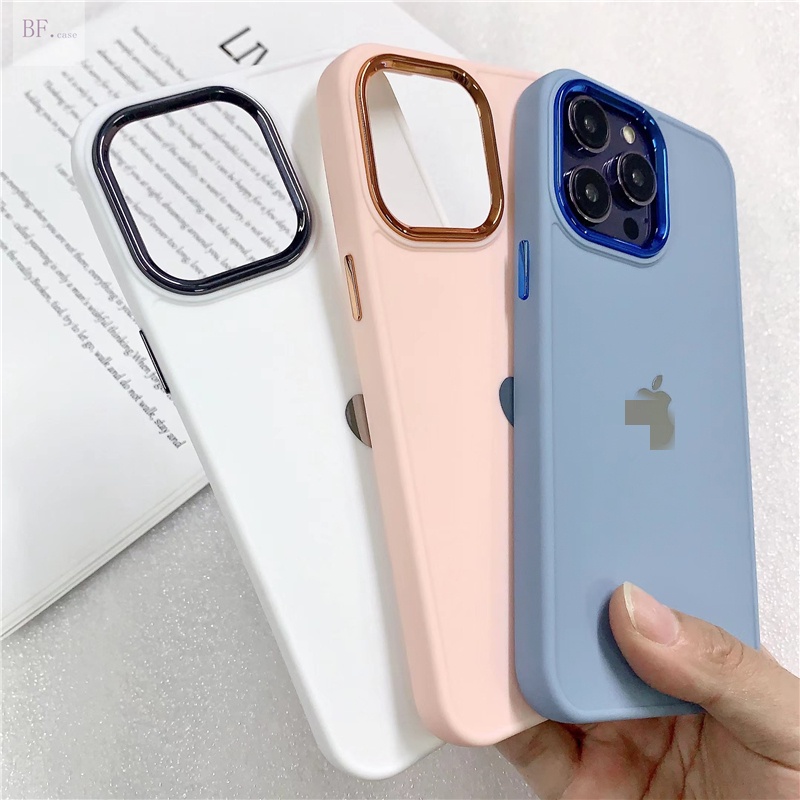 Soft Case Pelindung Lensa Electroplated Bahan Silikon Untuk Iphone 14promax 13 12 11 Pro Max XR