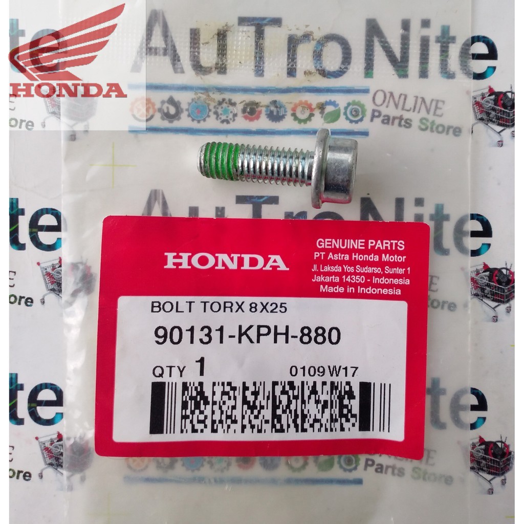 ` Baut Braket Kaliper Bolt Torx 8x25 90131KPH880 Original Honda